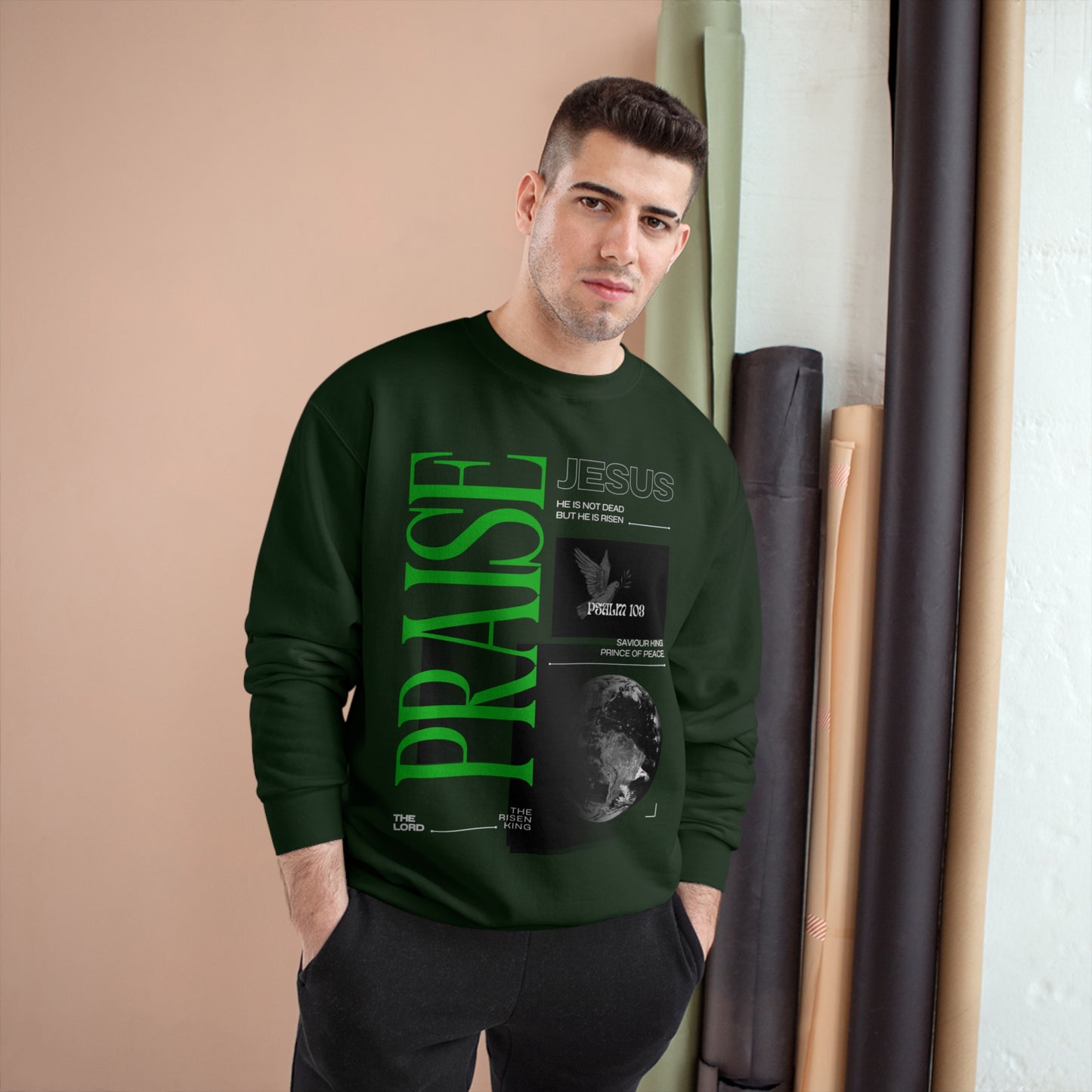 FORREST GREEN PRAISE - Champion Sweatshirt